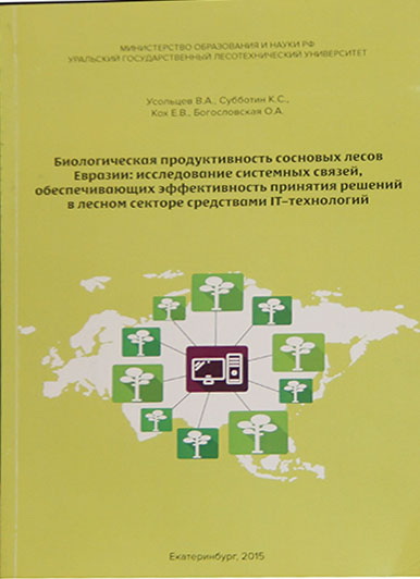 Биологическая продуктивность сосновых лесов Евразии: Исследование системных связей, обеспечивающих эффективность принятия решений в лесном секторе средствами IT-технологий